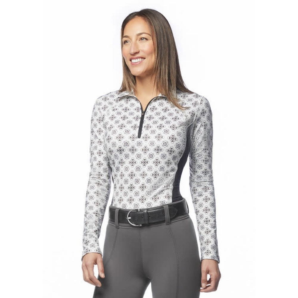 ✨NWT Kerrits Up Tempo Fleece Tech Top "Bit of Frost"